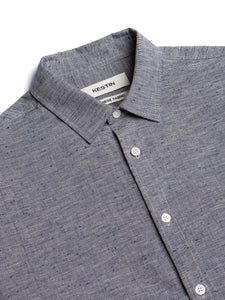 A close-up of the Dirleton Shirt from premium menswear designer KESTIN.