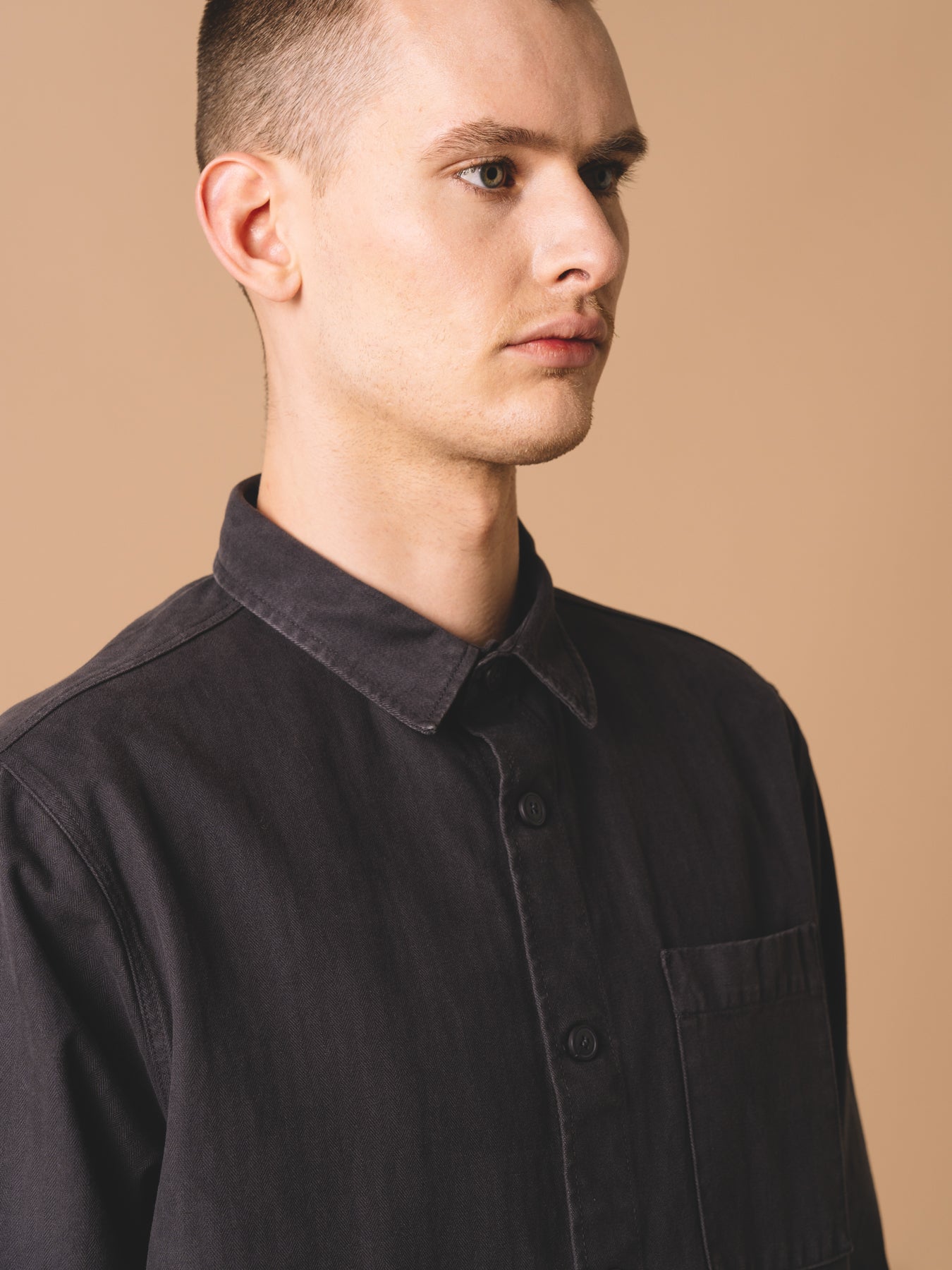 Rosyth Shirt Jacket in Charcoal (Kestin Exclusive)