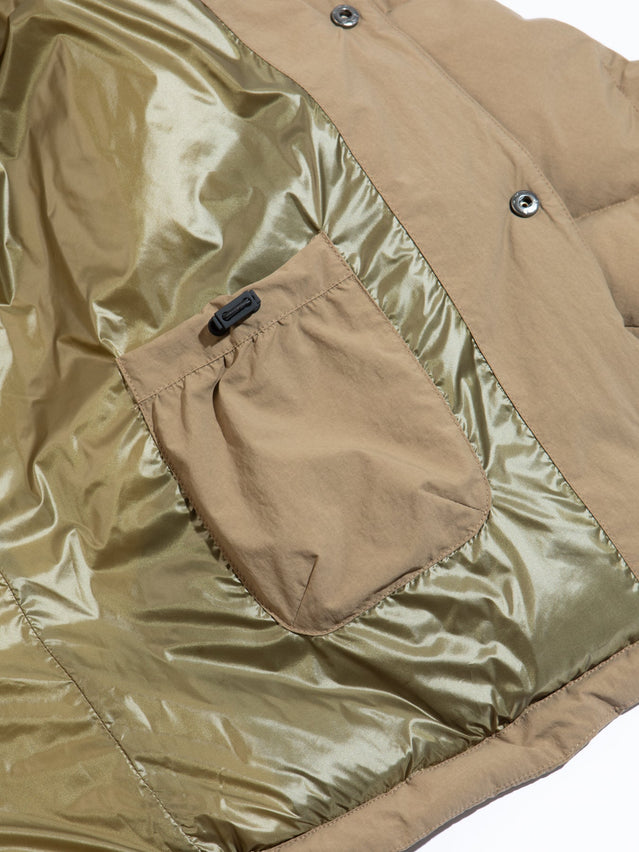 The lining and pocket from a men's insulated jacket, designed in Scotland by KESTIN.
