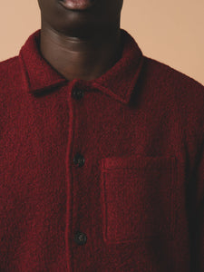 An Italian wool fleece jacket, designed by premium menswear brand KESTIN.