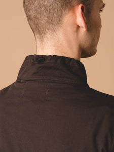 The back of the collar of the KESTIN Crieff Windbreaker.