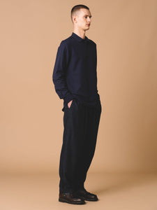 This is the side angle of the KESTIN Granton Shirt, which is a comfortable, traditional workwear-style Polo Shirt.