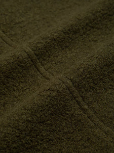 A virgin wool blend fabric, used to create winter fleeces by fashion brand KESTIN.