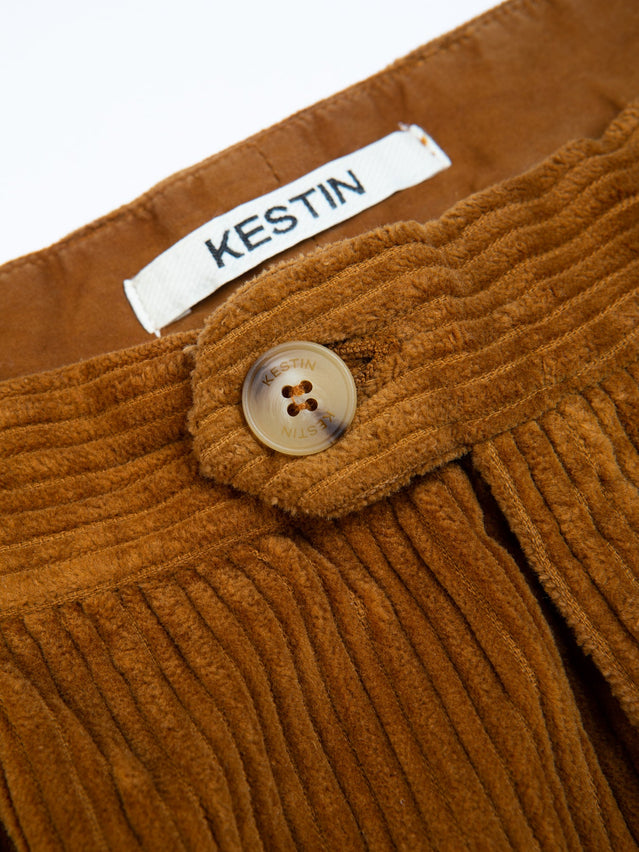 Wick Trouser in Tobacco Irregular Corduroy