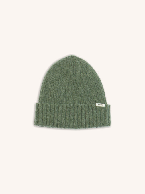 A men's beanie, knitted in Scotland from a soft and comfortable wool by designer brand KESTIN.