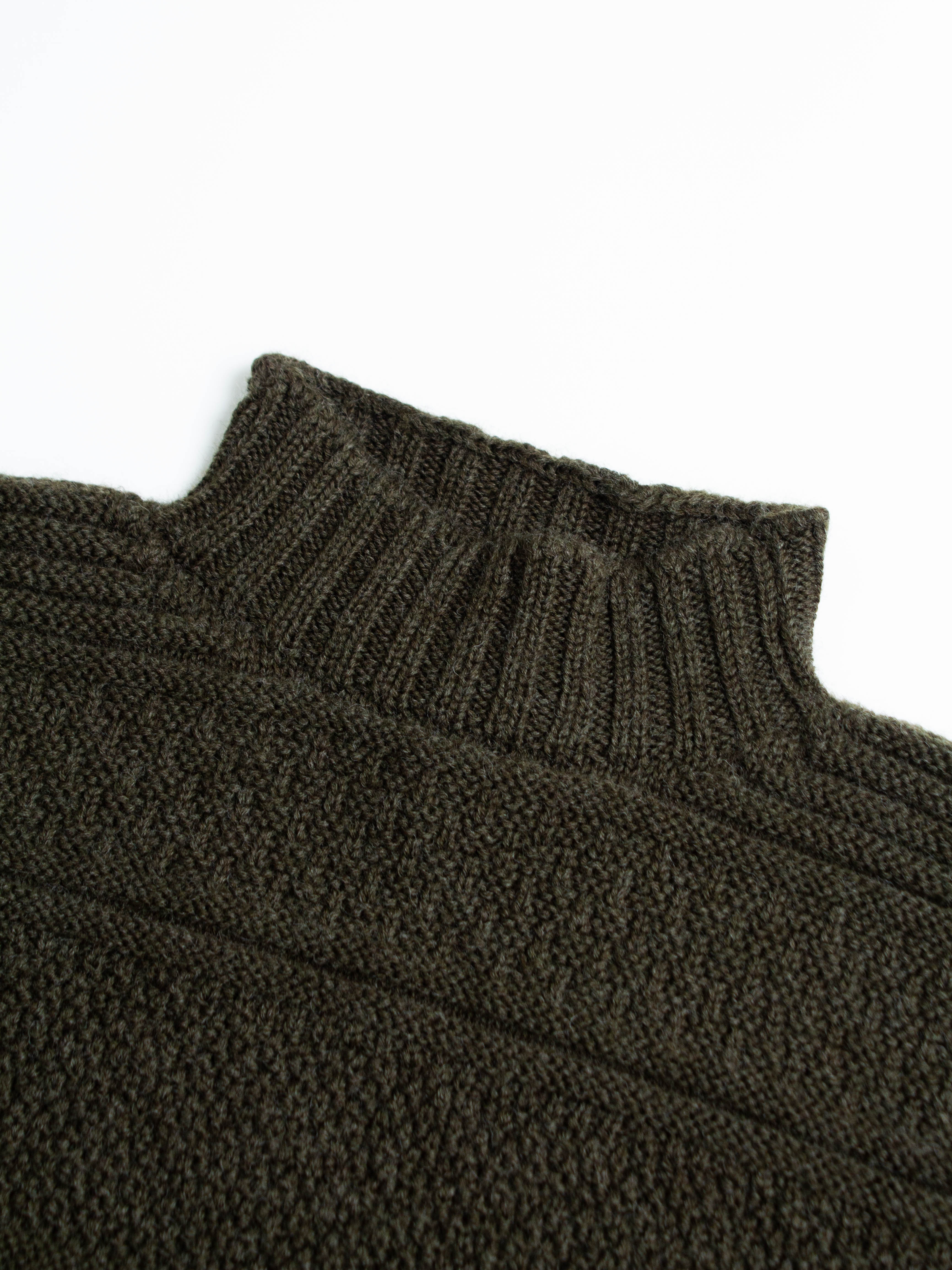 Fife Gansey Knit in Forest Green (Kestin Exclusive)