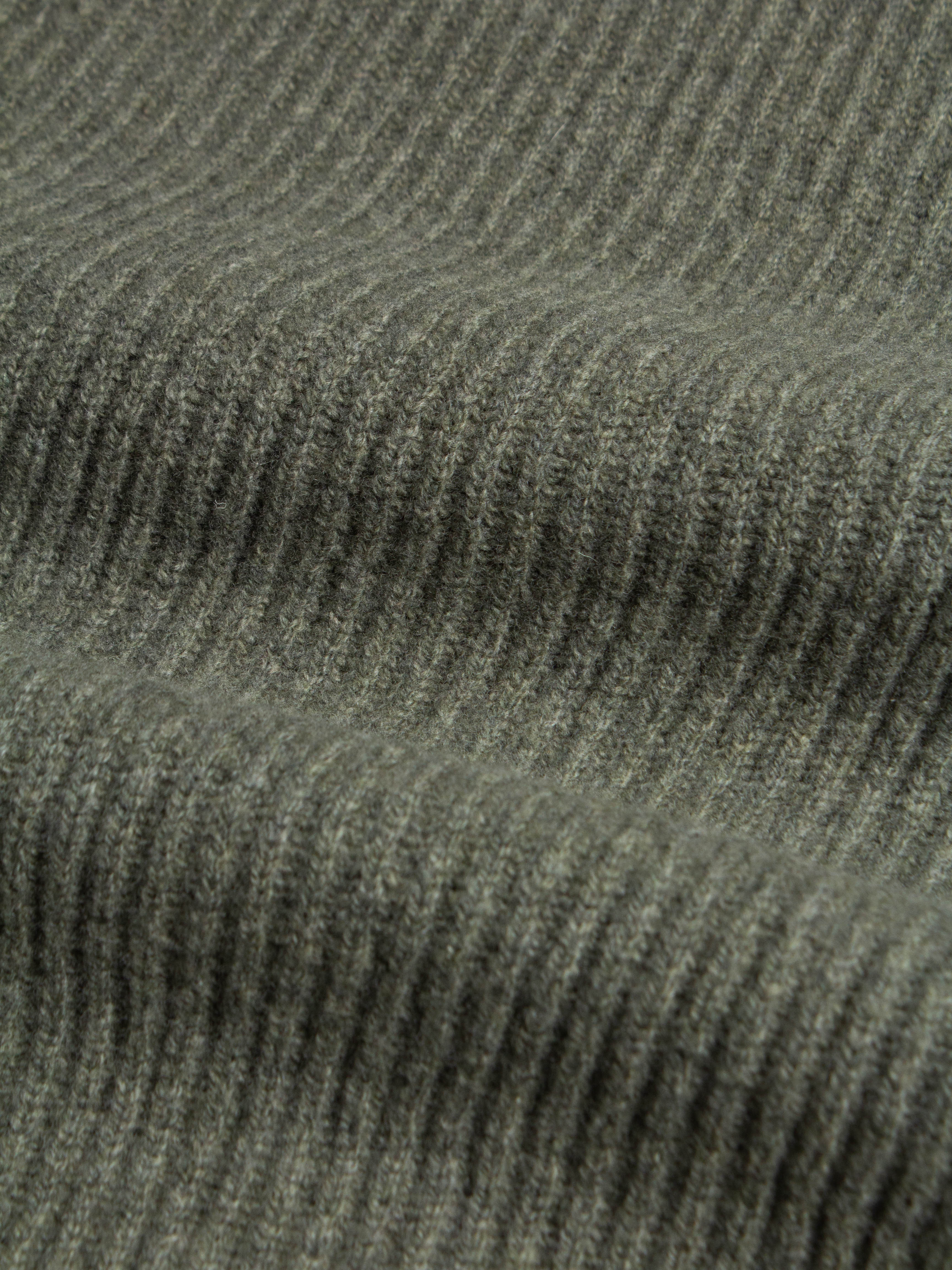 Annan Ribbed Knit in Moss Green (Kestin Exclusive)
