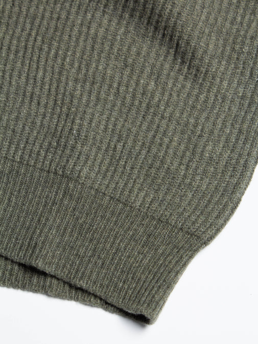 Annan Ribbed Knit in Moss Green (Kestin Exclusive)