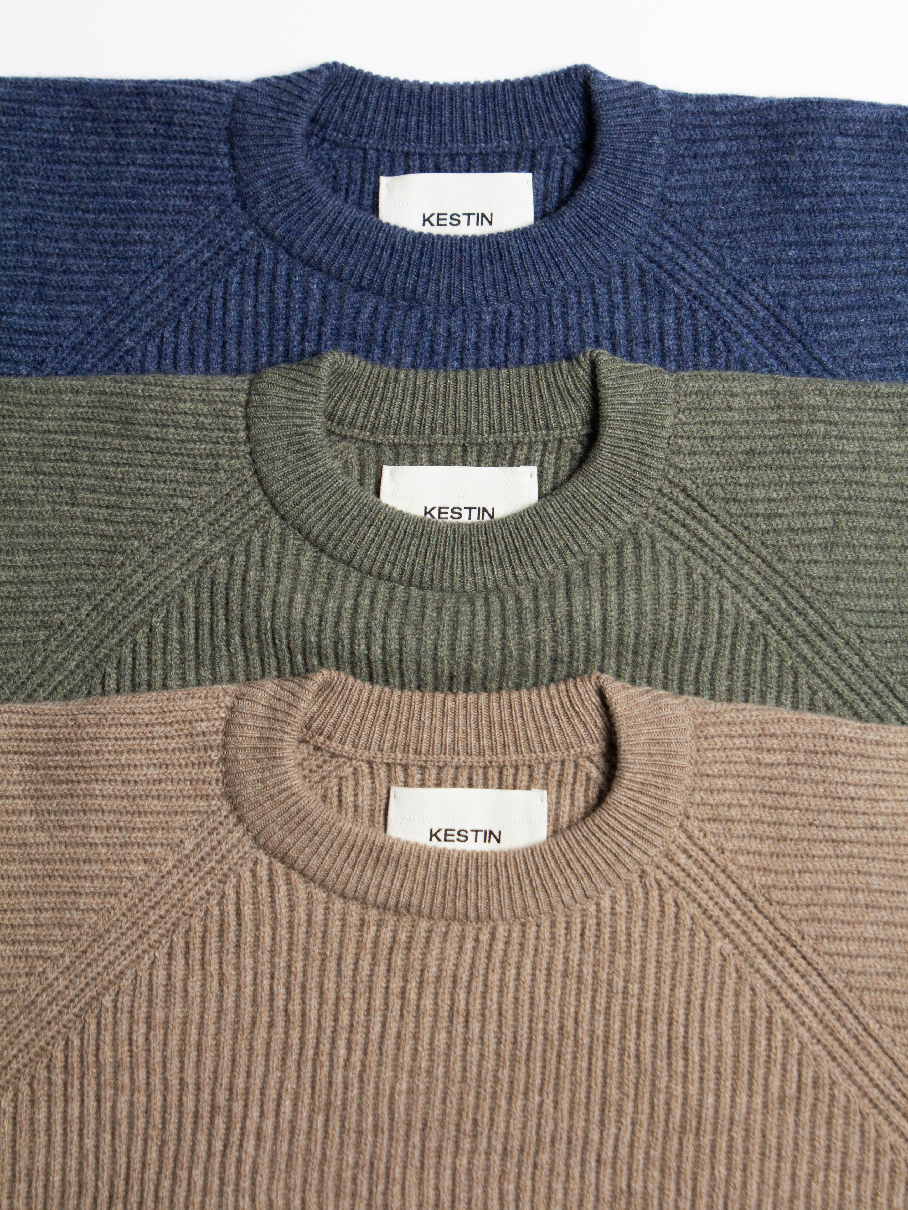 Annan Ribbed Knit in Blue (Kestin Exclusive)