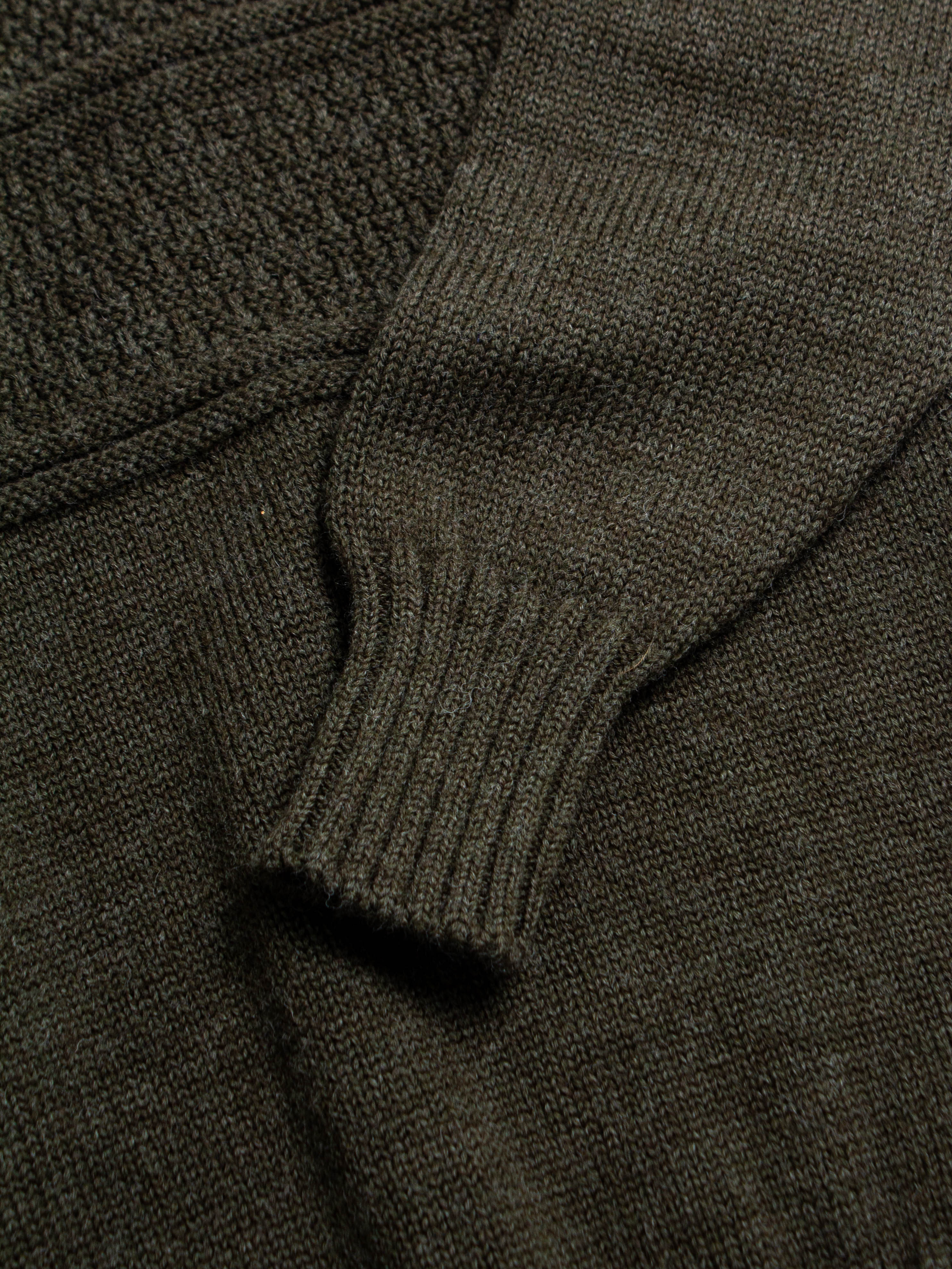 Fife Gansey Knit in Forest Green (Kestin Exclusive)