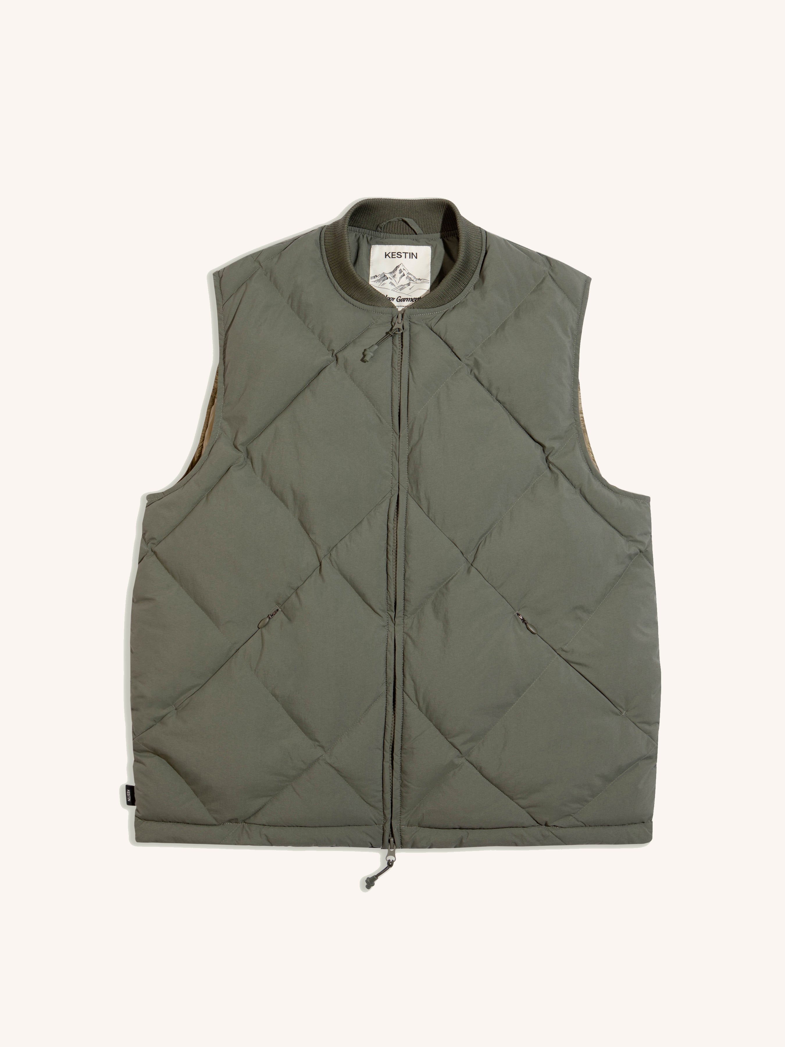 The Linton Vest by KESTIN is a premium men's insulated gilet, perfect for layering.