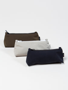 Newhaven Pencil Case In Olive Water Repellent Cotton/Nylon