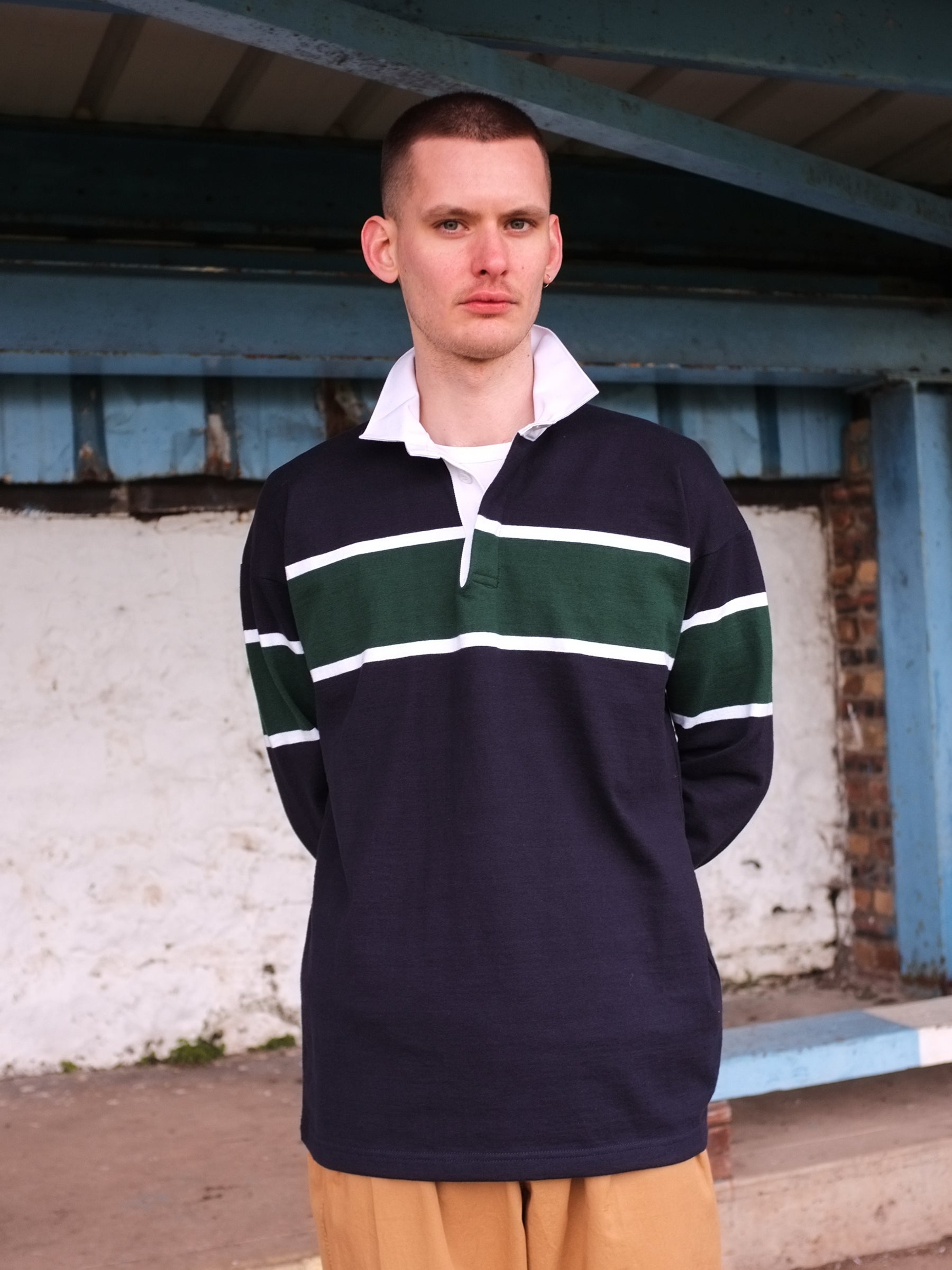 Selkirk Classic Rugby in Navy / Green