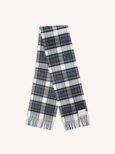 A tartan scarf from Scottish designer menswear brand KESTIN, made from soft wool.