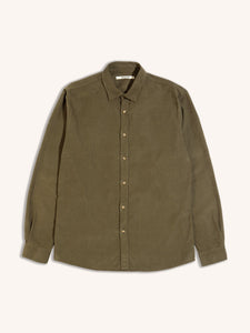 A long sleeve shirt from premium menswear designer KESTIN, made from a comfortable cotton corduroy.