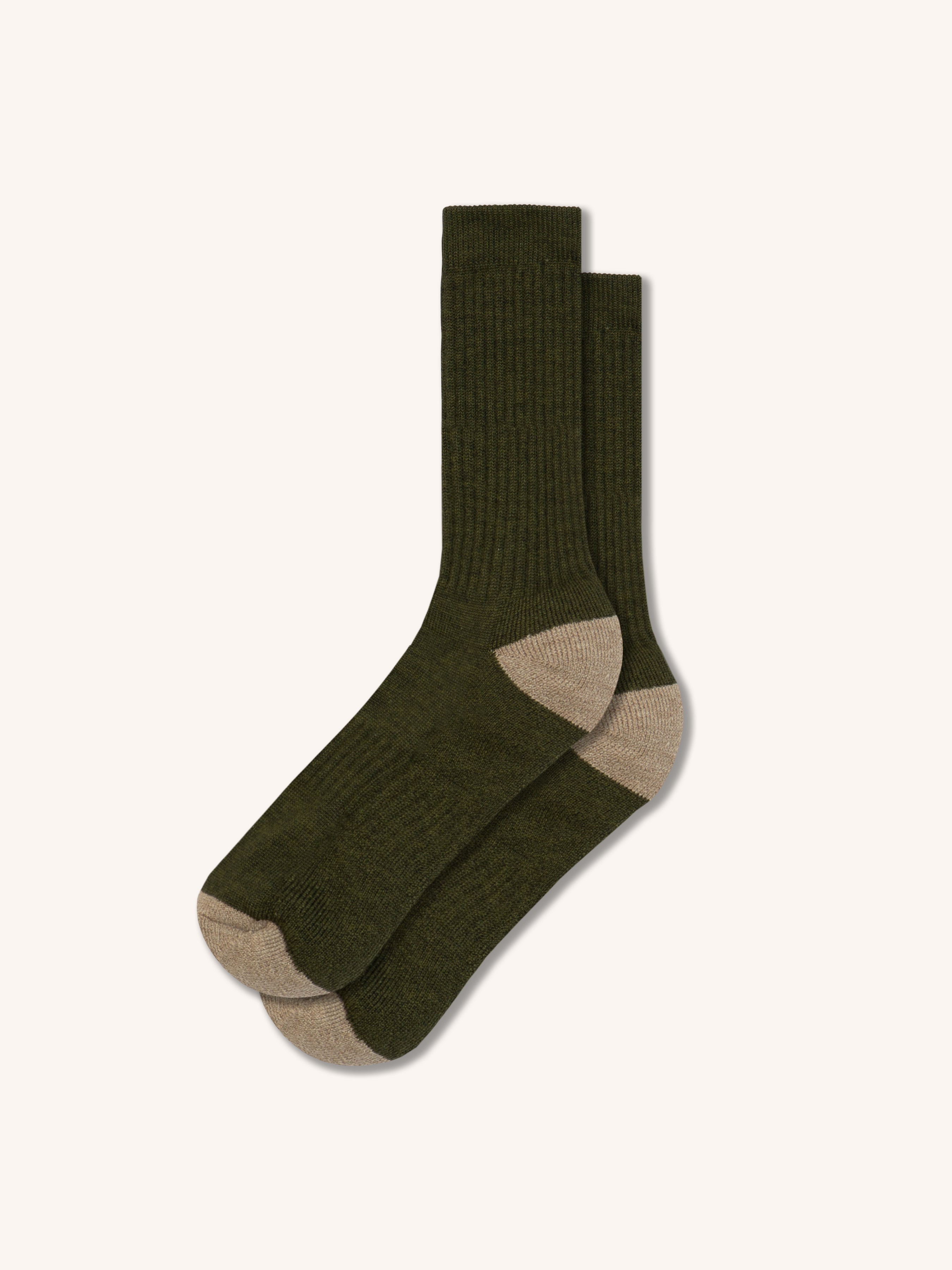 A pair of knitted wool socks by KESTIN.