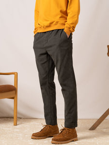 Inverness Tapered Trouser in Slate Corduroy