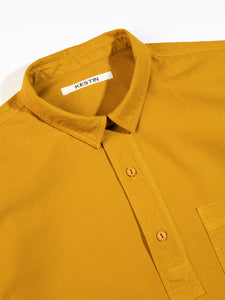 A close-up of the neck and collar from the KESTIN Granton Shirt.