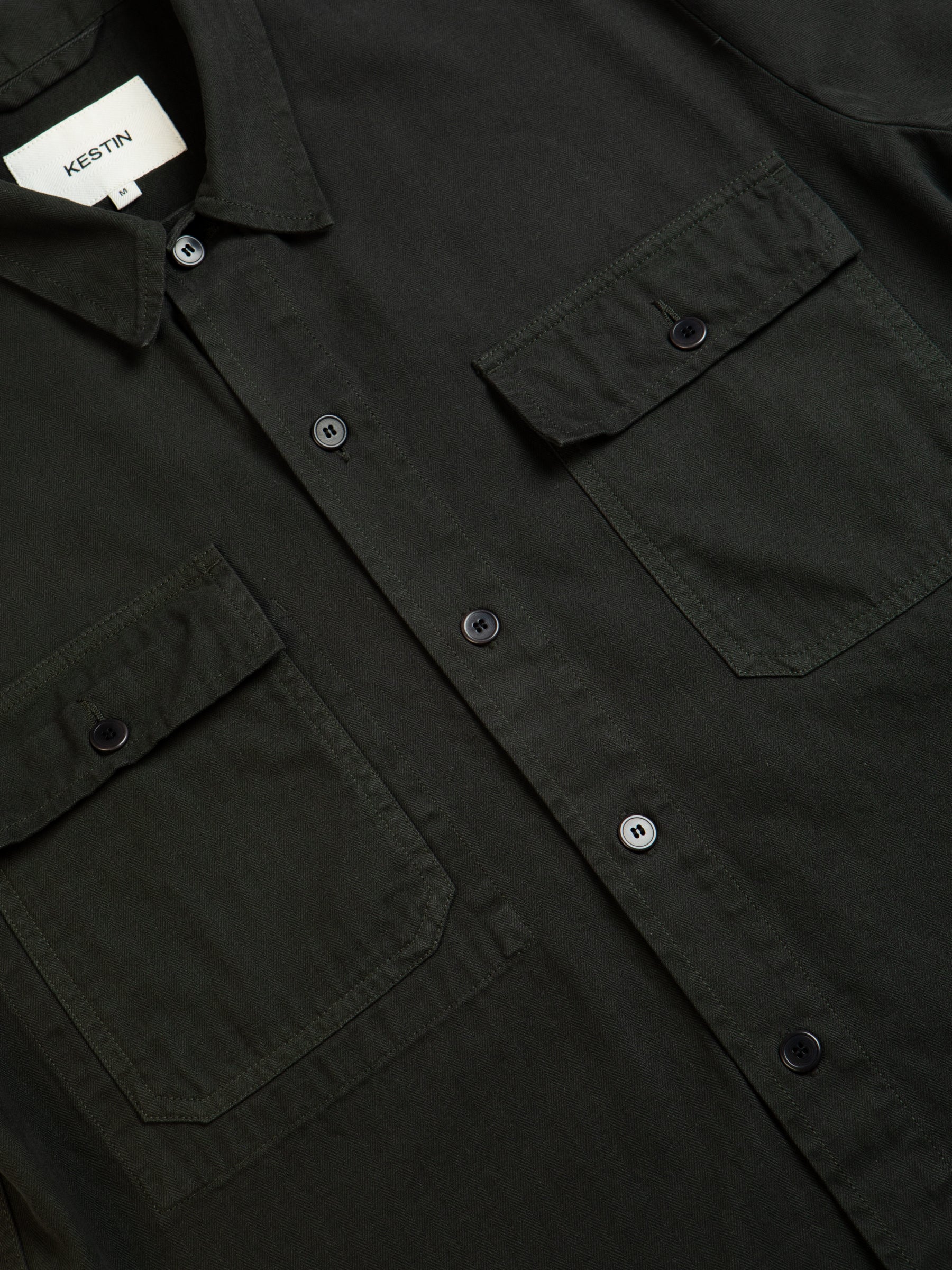 St Abbs Overshirt in Charcoal