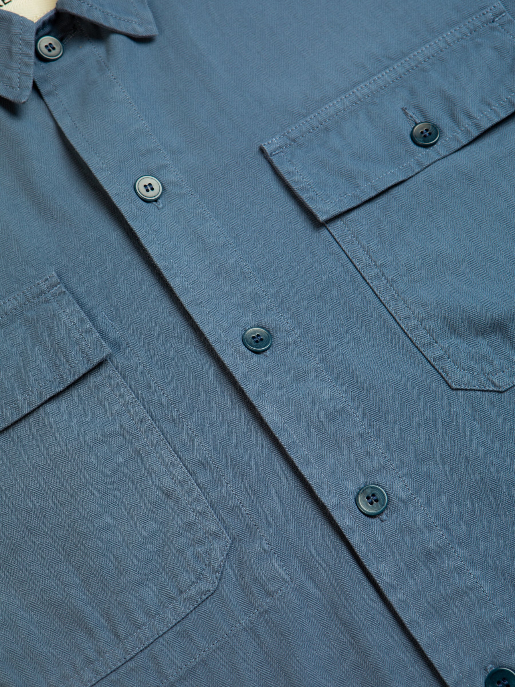 St Abbs Overshirt in Blue