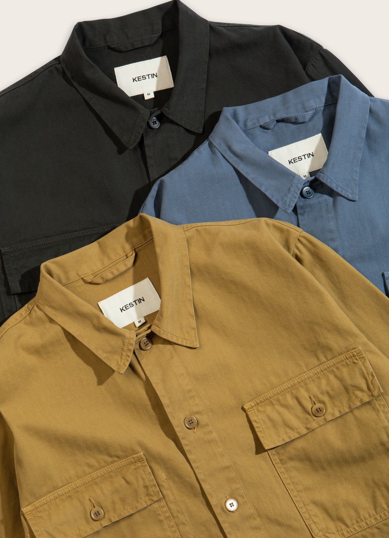 St Abbs Overshirt in Blue