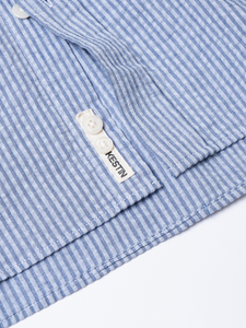 Raeburn Button Down Shirt in Blue Stripe